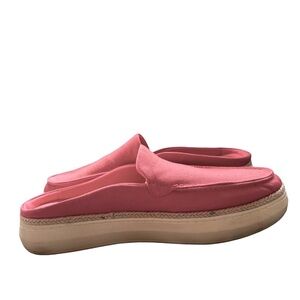 Kim Rogers Nicole Ultra Comfort Mules Shoes Women size 8 Slip-On‎ Platform Coral